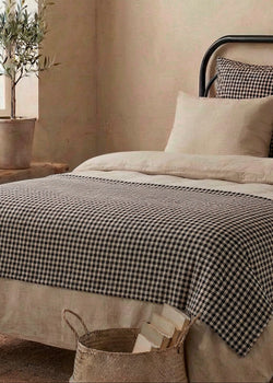 Plaid Serker Negro