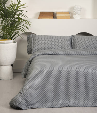 Duvet cover Oxford grey