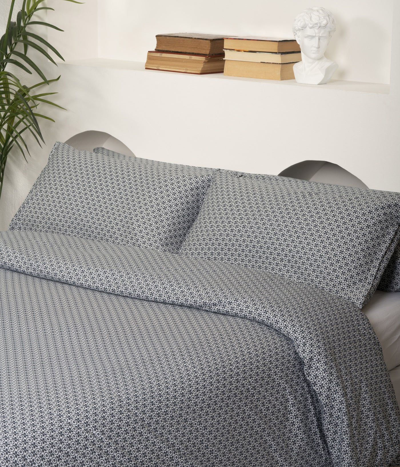 Duvet cover Oxford grey