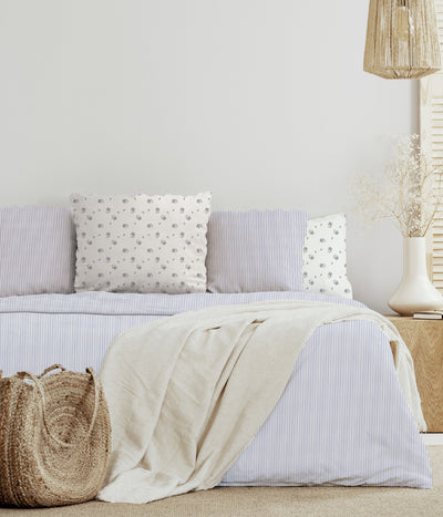 Oxford lilac duvet cover