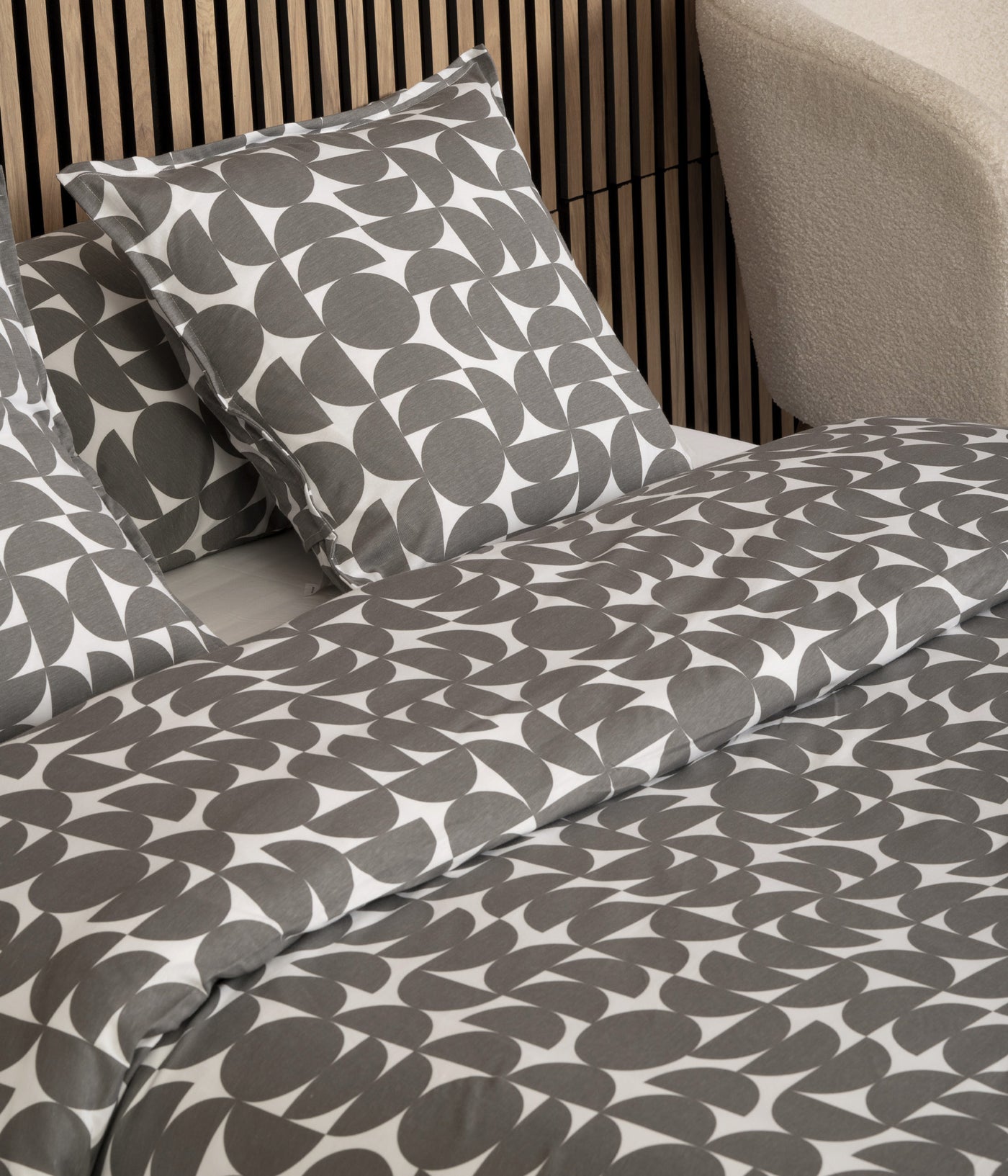 Duvet cover Oxford grey