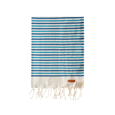 Acute blue towel