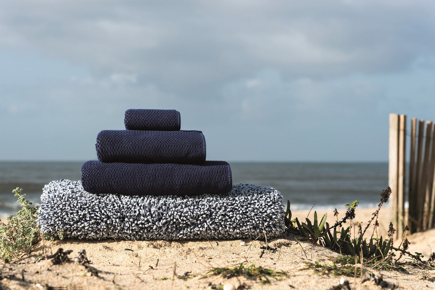 Clean Ocean Blue towel