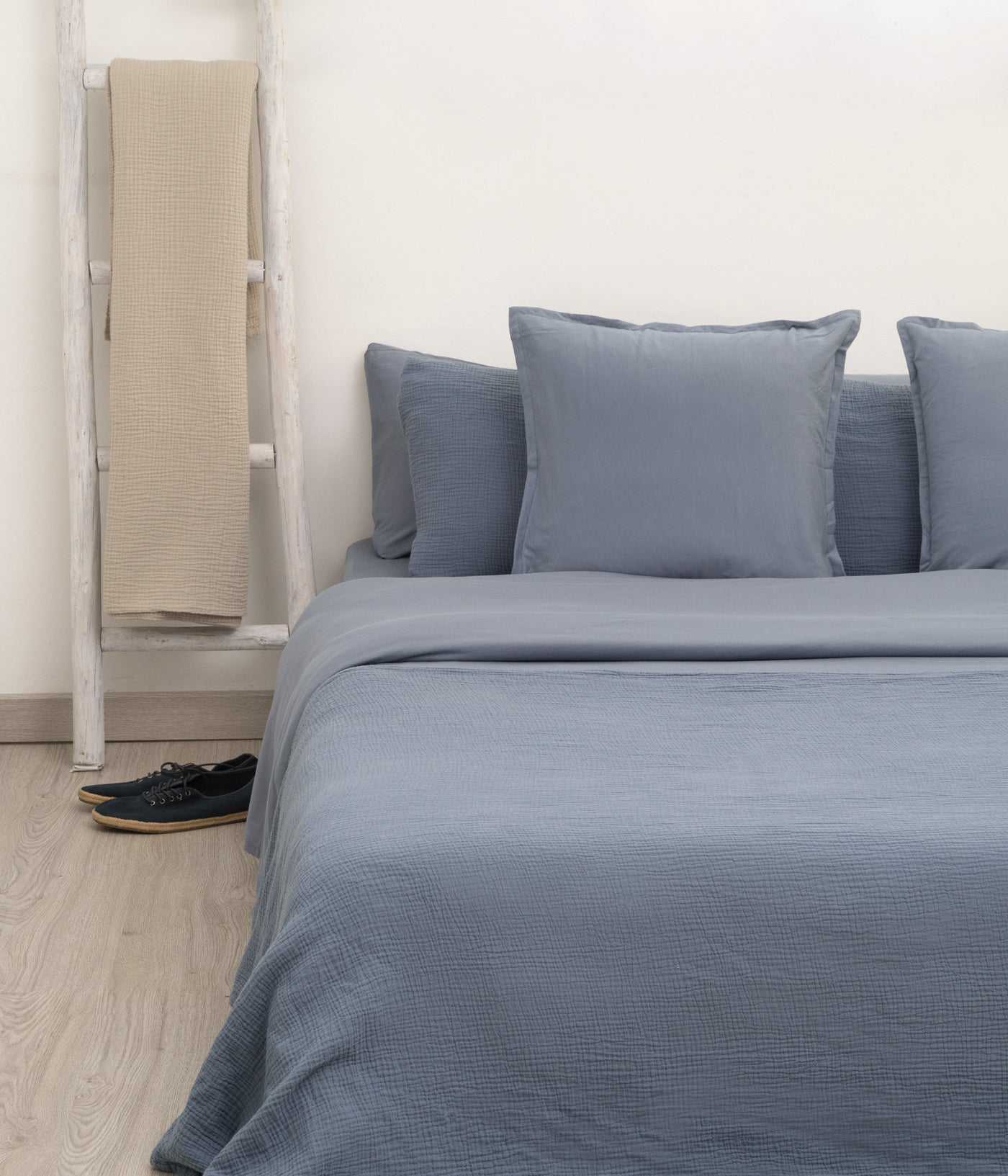 Chiffon Blue Bedspread